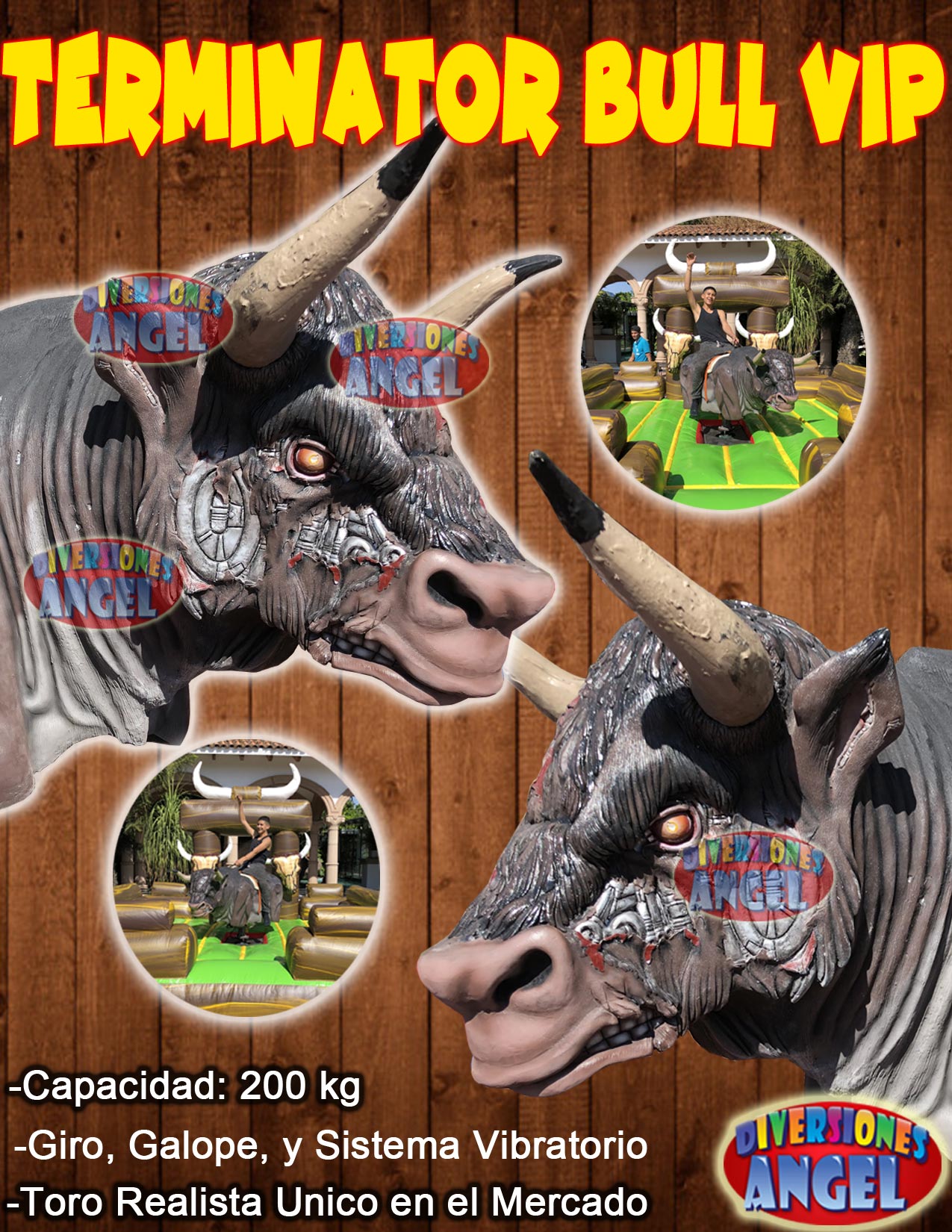 Venta de Toros Mecanicos Terminator Bull VIP